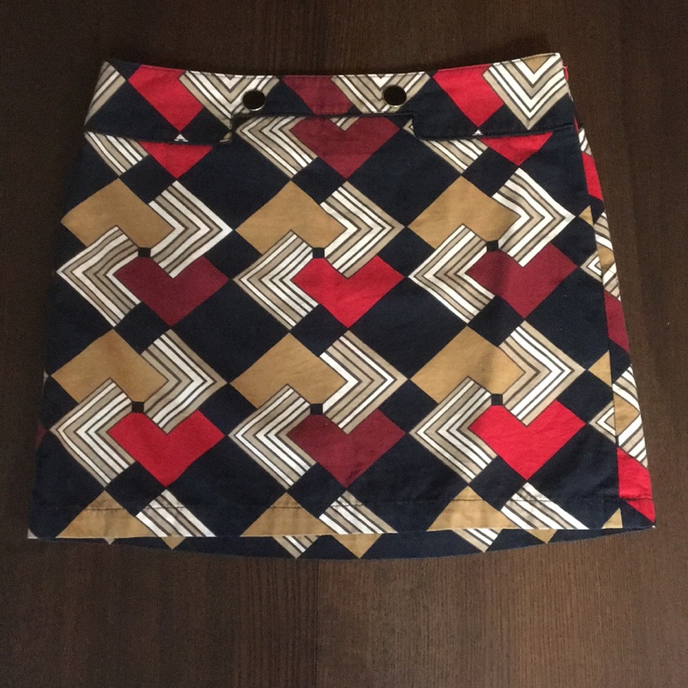 Ann Taylor Printed Skirt - 12 Petite